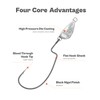 OJY&DOIIIY Weighted Texas Rig Hooks, Weedless Swimbait Jig Heads for