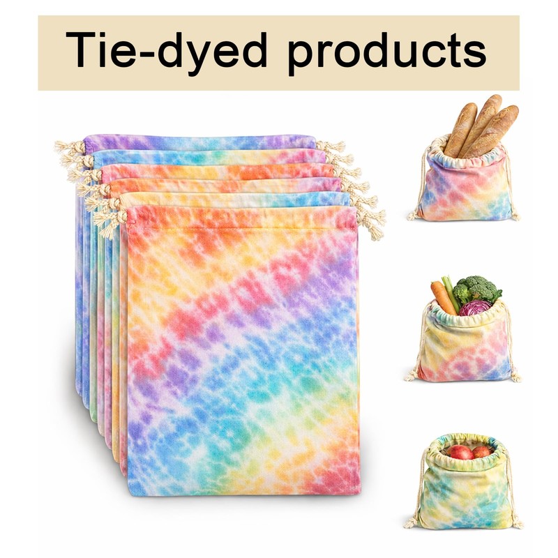 OKBA 12 Pack Cotton Muslin Drawstring Bags – Reusable Cloth