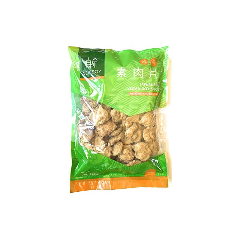 Verisoy Taiwanese Vegan Soy Slice - Textured Vegetable Protein (TVP)