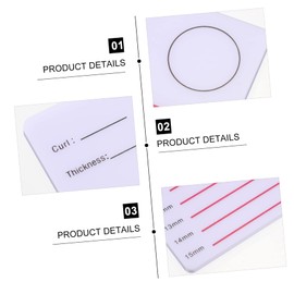 Ipetboom 2pcs Lash Extension Pallet Holder Eyelash Spoolie for Professional Use