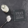 Engraved Glass Coaster - "1965 Year of the Legend" Design