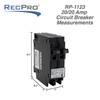 RecPro RV Circuit Breaker 20 Amp Q2020 | Camper Breaker
