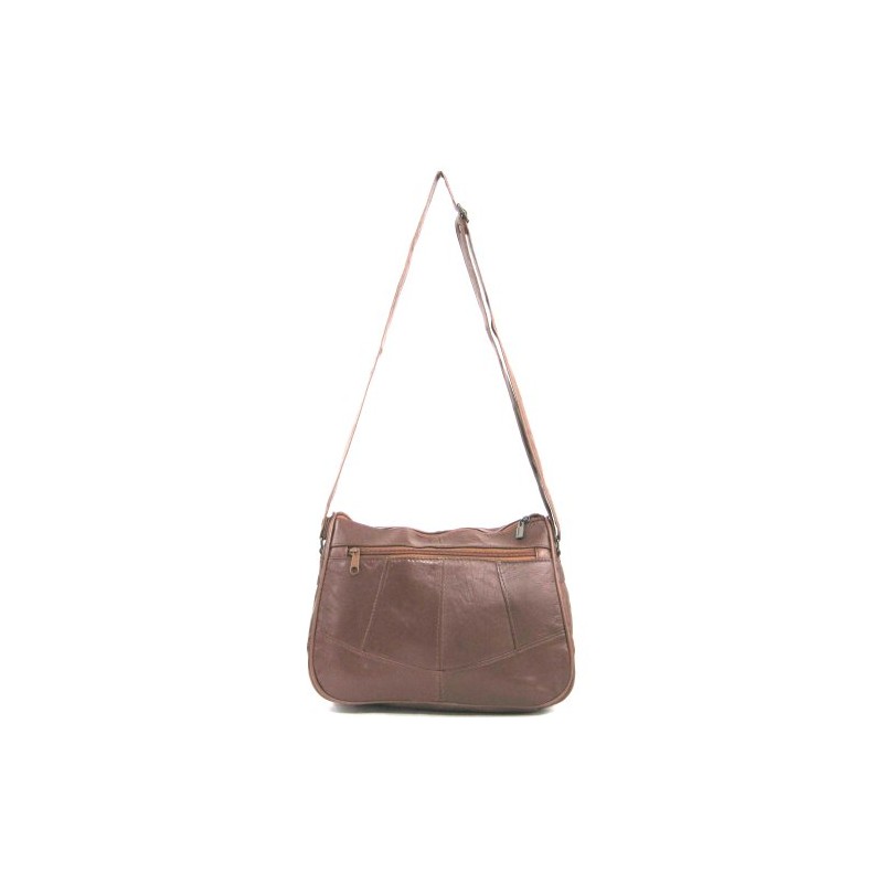 SNUGRUGS Womens Super Soft Nappa Leather Shoulder Bag/Handbag with Two