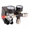 Air Compressor Pressure Switch 1/4in 4 Holes Controller Regulator Valve