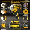 Rhovixster Cordless Impact Wrench 1/2 - 580N.M Max Cordless Impact