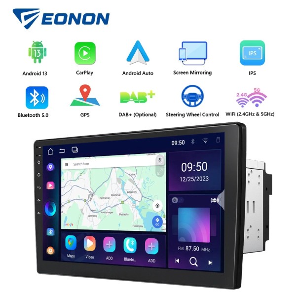 Aftermarket Branded 10.1" Smart Android 13 WiFi Double DIN Car