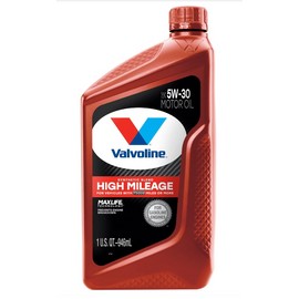 Valvoline High Mileage with MaxLife Technology SAE 5W-30 Synthetic Blend  - 1 QT