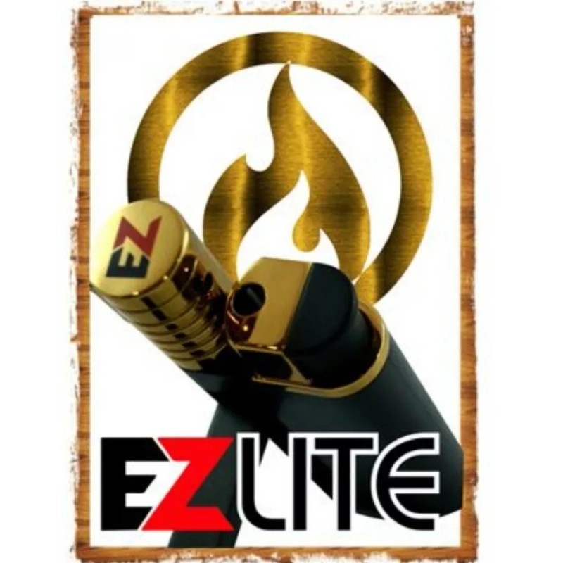 EZ LITE 2 Pack Refillable Butane Lighter Pipe Smokeless Wind