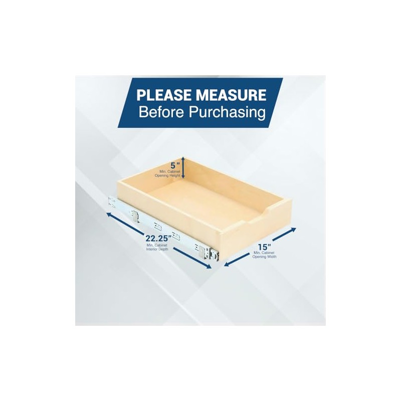 Knape & Vogt RS-WMUB-14-4-AS 5 in. H x 14.88 in.