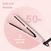Terviiix Mini Flat Iron Hair Straightener, Adjustable Temperature, Travel-Size, 1/2"