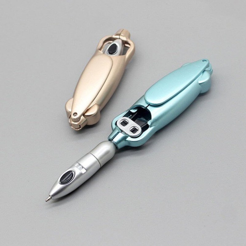 Operitacx Novelty Transforming Pen, 5pcs Transforming Cool Robotic Ballpoint Pen
