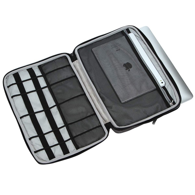 iCozzier 13-13.3 Inch Handle Laptop Sleeve Electronic Accessories Organizer Protective