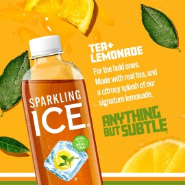 Talking Rain Beverage Company Sparkling Ice Tea + Lemonade Sparkling Water, Zero Sugar Flavored Water, with Vi