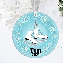 Ice Skating Ornaments - Ice Skate Christmas Ornament - Ice Skating Gift - Ice Skating Skating Coach Christmas