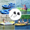Inflatable Boat Air Valve,2PCS Inflatable Boat Spiral Air Plugs One-Way