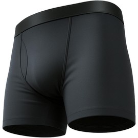 Sereni Urinary Leak Pants, Incontinence Pants, 2.1 fl oz (60 ml), Men's, Water Absorbent, Medium, Water Absorbent, Waterproof, Deodorizing, Antibacterial, Natural Silhouette, Black, XL