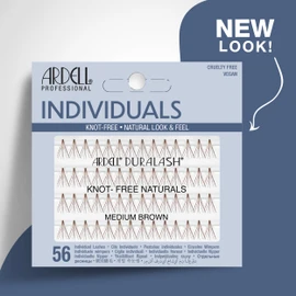 Ardell Duralash Knot-Free Individual Lash, Brown, Medium