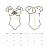 Cocojee Ballet Leotard, Adult, Junior, Lace, French Sleeve, Cute, Bra
