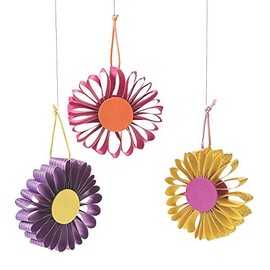 Paper Hanging Flower Craft Kit - Makes 12 - DIY Crafts for Kids and Fun Home Activities