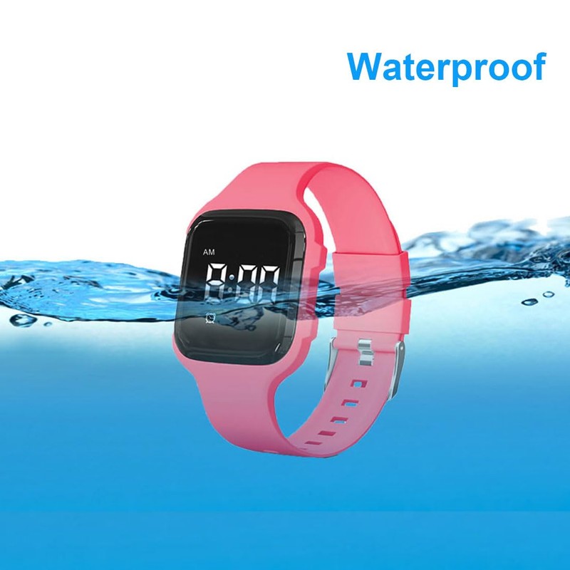 e-vibra Vibrating Alarm Watch Water Resistant Wake Up Watch Silent