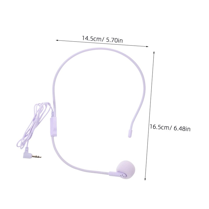 NOLITOY Wired Ear Hanging Microphone Headset for Musicians Condenser Mic