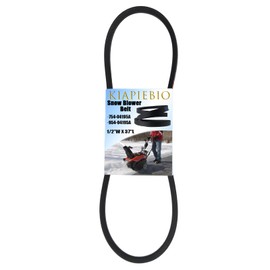 KIAPIEBIO 754-04195 954-04195A Auger Drive Belt Replacesr MTD Troy Bilt Craftsman Snow Thrower 754-04195A 954-04195 Snow blowers 1/2 "x 37"