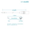enoaudio Mogami 2534 Quad Professional Studio Cable, Neutrik Gold RCA