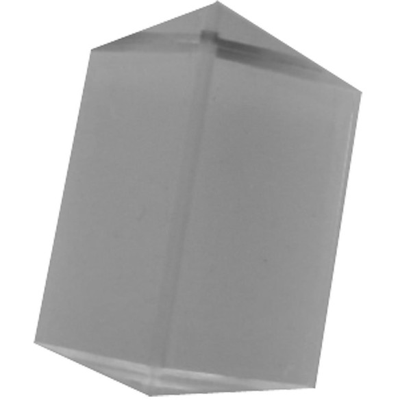 MAXIMIZE 1" x 1" (25mm x 25mm) Optical Glass Triangular Prism | Demonstrates Refraction & Dispersion | Clear Quality for Educational, Photography & Artistic Use | Compact Design
