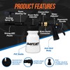 SwiftJet Car Wash Foam Gun + Microfiber Wash Mitt -