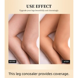 Leg Makeup Waterproof No Transfer,Leg Makeup Concealer Full Coverage,Tatto Cover up M/akeup,L/eg Make up to Cover V-eins, Waterproof L/eg Make up,Hydrating C/oncealer,C/over up Lotion,#01
