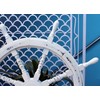 Nautical Handcrafted Wooden Ship Wheel - Home Wall Decor -