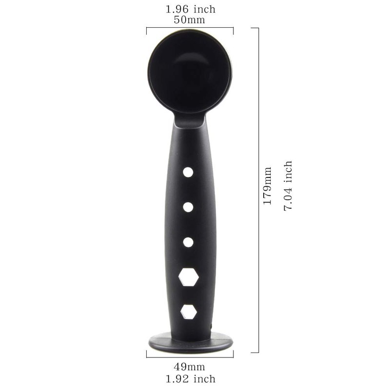 Coffer Tamper, Multifunctional Espresso Tamper with 10g Measuring Spoon, Coffee