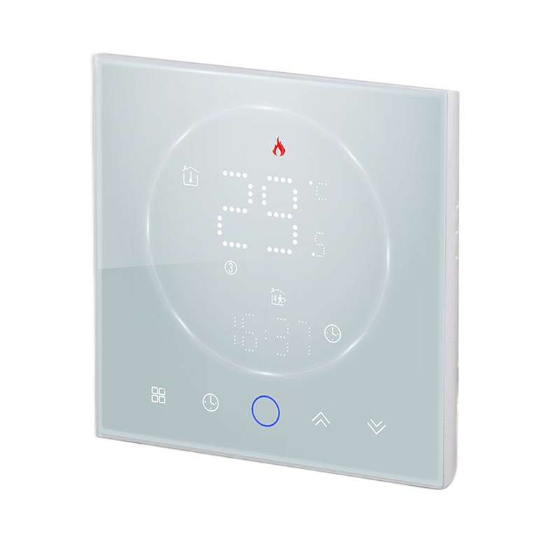 Smart Thermostat LED Screen Water Heating Control 13mm Recessed Wireless