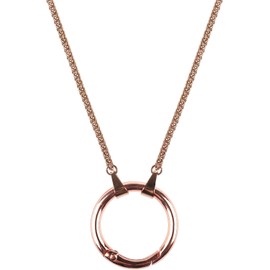 Guran - Cadena antipérdida de acero inoxidable para anteojos de sol, collar y soporte para anillos
