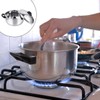 MAGICLULU Stainless Steel Noodle Pot with Lid Lightweight Cooking Pot