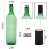 WUWEOT 12 Pack Plastic Wine Bottles, 750ml Empty Bordeaux-Style Liquor