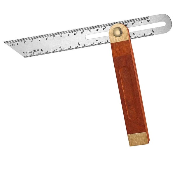 1 PCS Adjustable Carpentry Square Bevel Gauge Sliding T Bevel