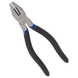 Edward Tools Linesman Pliers - Side Cutting High Leverage Electrical Pliers with close Rivet - Drop Forged Steel - Cuts Copper, Aluminum, Screw - Polished Rust Resistant Finish (1, 7")