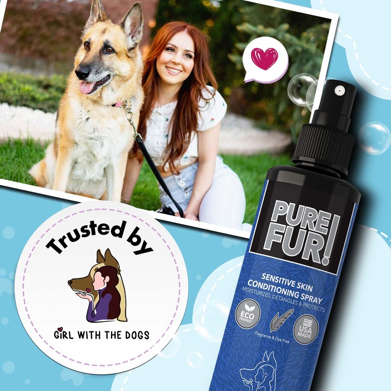 Girl With The Dogs Pure Fur! Sensitive Skin Pet Conditioning