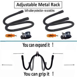 Pmsanzay 2 Pack Vacuum Cleaner Hose Holder Vacuum Head Holder Hanger Wall Mount Vacuum Cleaner Stand Storage Rack for Canister Vacuum Cleaner Shop Garage Vacuum Cleaner - W Style