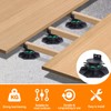 Adjustable Deck Support Pedestal with Fastener Ring, 12Pack Deck Foundation