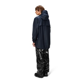 RAINS Fishtail Jacket, Navy (18010-47, US, Alpha, X-Large, Regular, Regular)