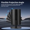 Portable 1080P Mini Projector with Bluetooth and WiFi, 270° Adjustable