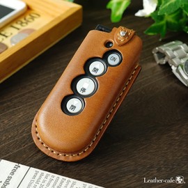 Sanwa Shutter, Sanwa Shutter, Remote Control Case, Cover, Remote Control, Smart Key, Garage, Genuine Leather, Made in Japan, Men's, Women's, camel/beige