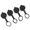 DGZZI GX12 Cap Lid 4PCS Black GX12 Aviation Connector Plug