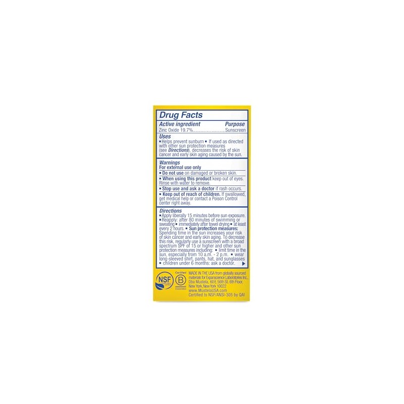 Mustela Protector Solar Mineral SPF 50 Stick 0.6 oz