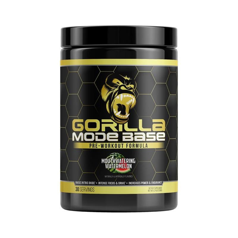 Gorilla Mode Base Pre Workout - Intense Focus & Energy,