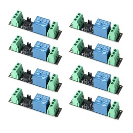 GERUI Pack of 8 3V Single Circuit Relay Isolation Drive Control Module High-Level Drive Board for Control 10A 250VAC, 10A 30VDC Circuit Automatic Setting Circui