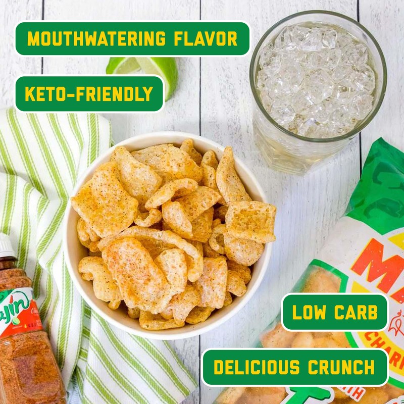 Mac's Tajin Chili Lime Fried Pork Skins - Tajin Chili