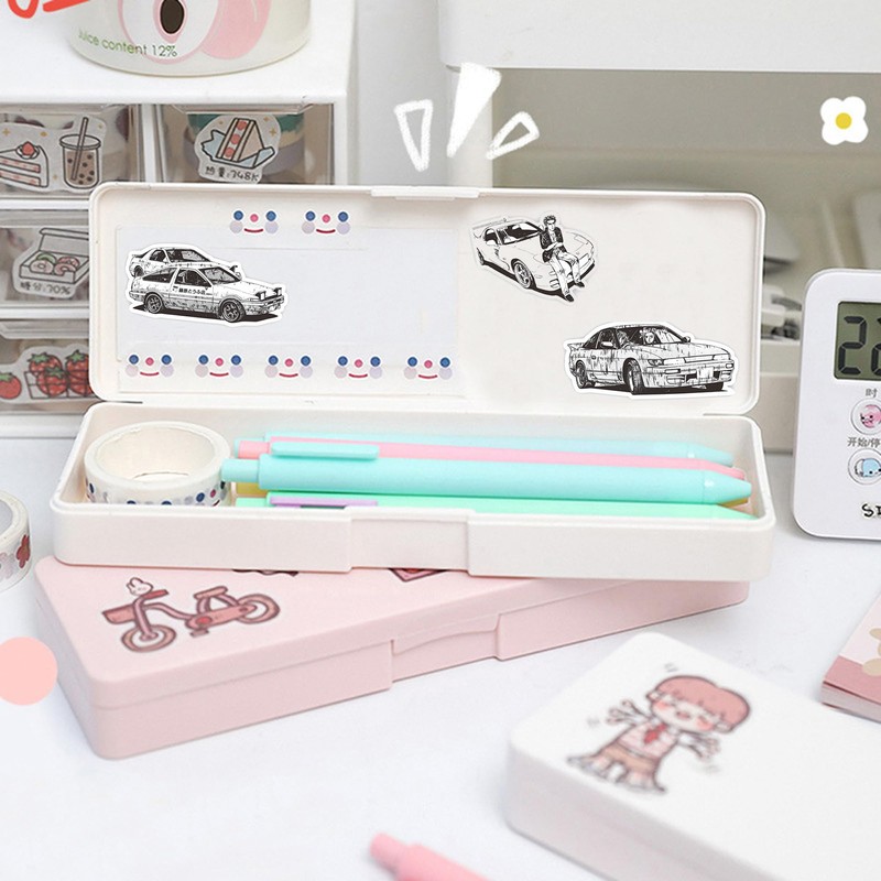 KRGNPLE 75 Pcs Anime Stickers Waterproof Sticker Notebook Notebook Cute